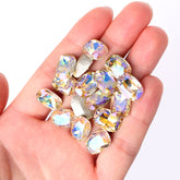 Paradise Shine Cushion Shape High Quality Glass Pointed Back Fancy Rhinestones WholesaleRhinestone